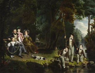 Alexander Masterton en Zijn Vrouw en Kinderen, 1834