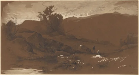 Figuren in een Landschap