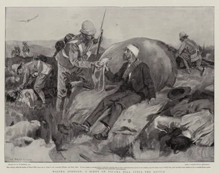 Majuba Gewroken, een Scène op Talana Hill na de Slag