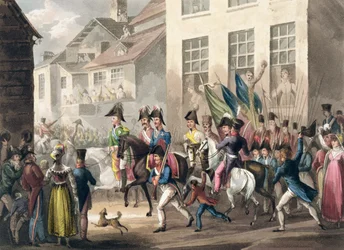Intocht van de geallieerden in Parijs, 31 maart 1814, uit 