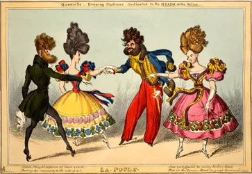La Poule. Quadrille - Avondmode, Opgedragen aan de HOOFDEN van de Natie, 1827