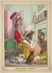 Miss-Ann-Thropy, gepubliceerd door Thomas McLean, Londen