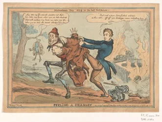 Spotprent op Sir Robert Peel