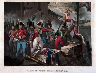 Inname van Ciudad Rodrigo op 19 januari 1812, gepubliceerd 1818