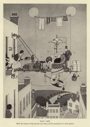 Flatleven, hoe de bewoner van de bovenste flat kan genieten van alle voorzieningen van een achtertuin