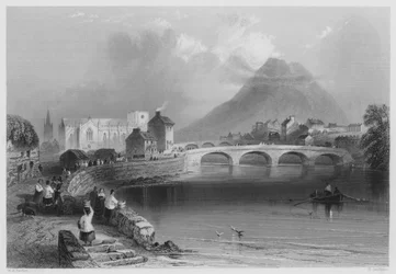 Ballina, County Mayo (gravure)