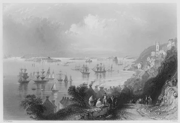 Cove Haven, in Queenstown Haven (gravure)