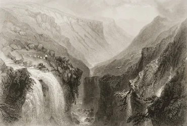 Hoofd van Glenmalure, County Wicklow, uit 