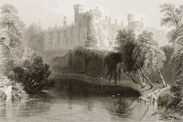Kilkenny Kasteel, County Kilkenny, Ierland, uit 