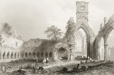 Sligo Abbey, County Sligo, Ierland, uit 
