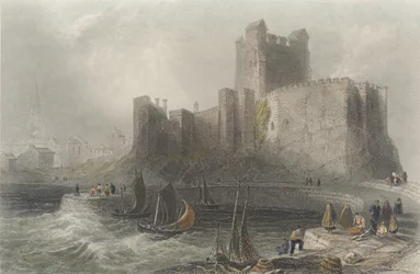 Uitzicht op Carrickfergus Castle