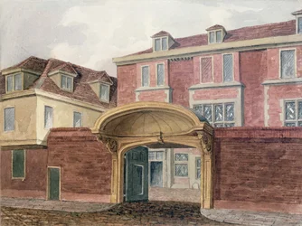 Ingang van Old Winchester House, 1839
