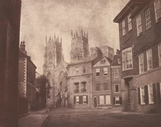 Een Scène in York: York Minster vanaf Lop Lane