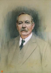 Portret van Sir Arthur Conan Doyle