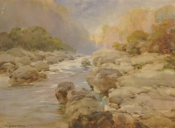 Ongemodificeerde Rock Creek, omstreeks 1910