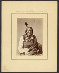 [Charge on the Hauk - (Brulé Dakota)].