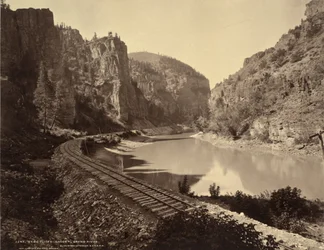 Echo-kliffen, canyon van de Grand River, Glenwood Extension, D.&R. G.R.R.