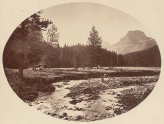 Paleis Butte Park, Gallatin Mountains, Montana Territory