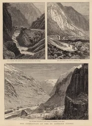 De Voltooiing van de St. Gotthardtunnel