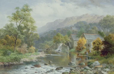 Naderende herfst op de Arran, Dolgelly
