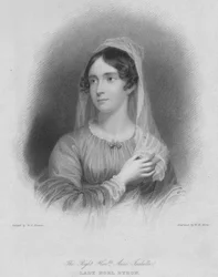 De Edele Anne Isabella Lady Noel Byron, vrouw van dichter George Gordon Byron