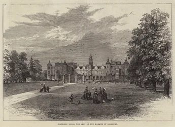 Hatfield House, de Residentie van de Markies van Salisbury