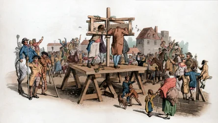 Een schandpaal, 1805