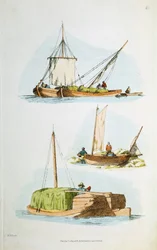 Traditionele Norfolk boten, 1814