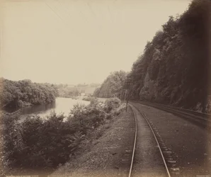 Rockdale bocht, op de Lehigh,c. 1895 (foto)