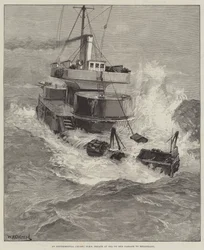 Een Experimentele Cruise, HMS Hecate op Zee op haar Reis naar Helgoland