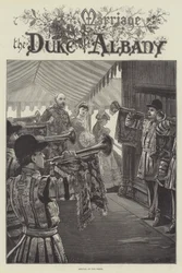 Huwelijk van de Hertog van Albany, Aankomst van de Bruid
