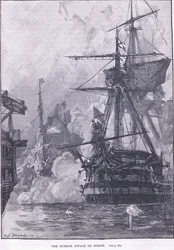 De Russische aanval op Sinope 1853 AD