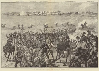 Oorlog in de Soedan, eerste poging om de stad Metammeh in te nemen, 21 januari