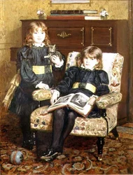 Portret van May en Violet Craik