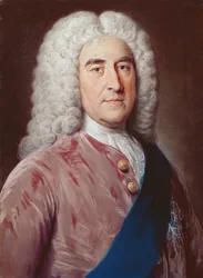 Portret van Thomas Pelham Holles (1693-1768) Hertog van Newcastle under Lyme