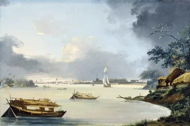 Uitzicht op Calcutta