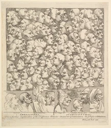 Karakters en Karikaturen, april 1743