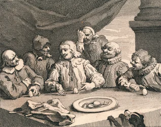 Christoffel Columbus kraakt het ei, 1753