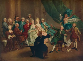 David Garrick in de Groene Kamer, 18e eeuw