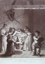 Gravure door William Hogarth