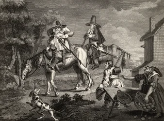 Hudibras trekt ten strijde, uit 