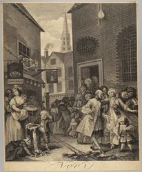 Middag, plaat 2 uit de serie Vier tijden van de dag