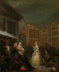 De vier momenten van de dag: Ochtend