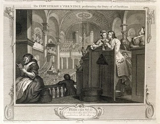 De IJverige Leerling die de Plichten van een Christen Vervult, plaat II van 