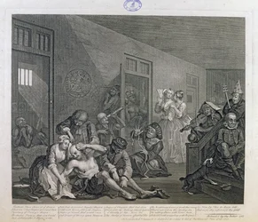 De Rake in Bedlam, plaat VIII uit 