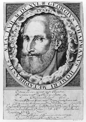Portret van George Chapman (c.1559-1634) c.1609-10