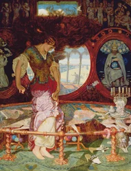 De vrouwe van Shalott, ca. 1886-1905