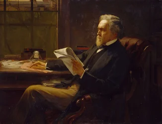 Portret van George Jacob Holyoake