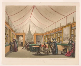 Tentoonstellingszalen van Monsr. J. Isabey