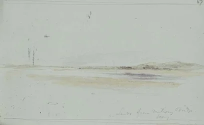 Zanden vanaf de Duddon spoorbrug